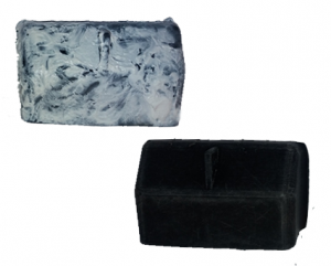 Removal of paint from plastic and rubber parts Removal of paint from plastic and rubber parts