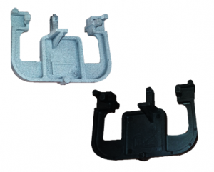 Removal of paint from plastic and rubber parts Removal of paint from plastic and rubber parts